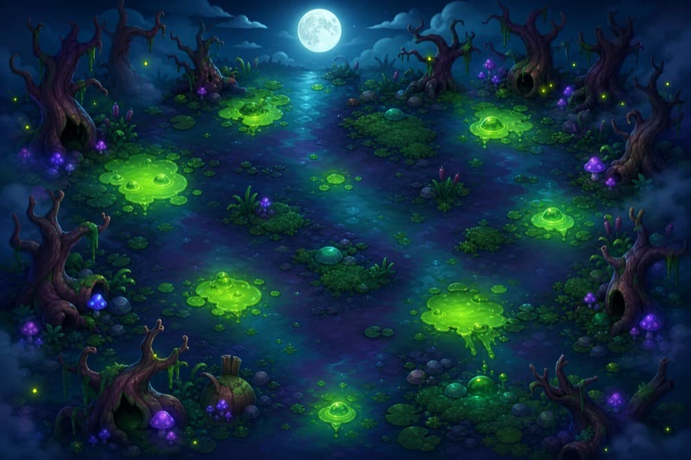Slime Swamp world map