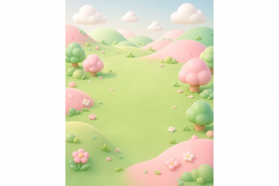 Squishy Meadow world map